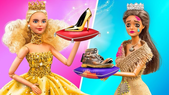 Barbie Grávida! EMBELEZANDO BONECA RICA e POBRE! Acessórios e Artesanatos  Incríveisno Gotcha! 