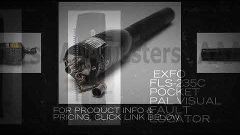 EXFO FLS-235C Pocket Pal Visual Fault Locator