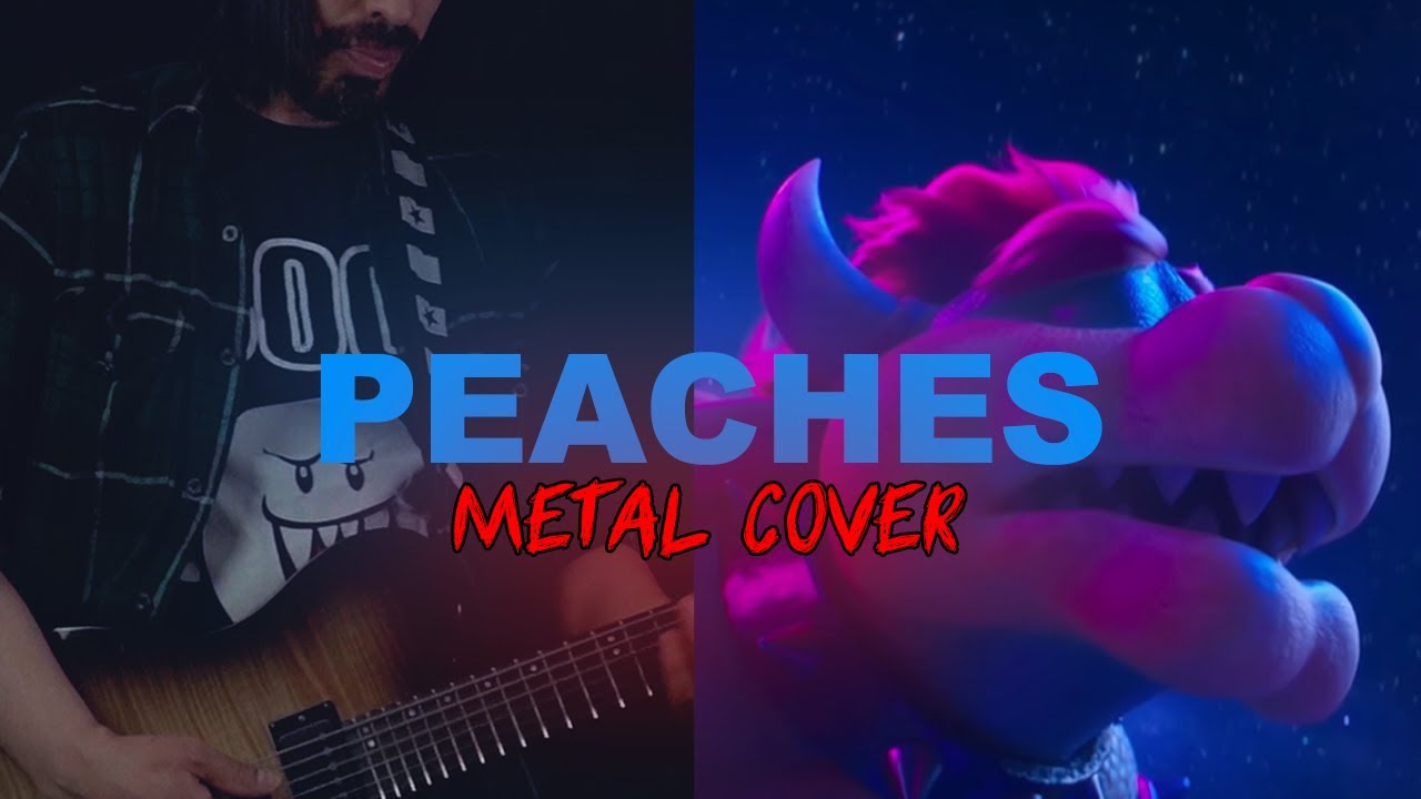 Jack Black - Peaches goes Metal 🤟🏻 #peaches #mario #jackblack