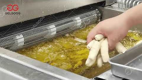 Chinese Big Gluten Snack Frying Machine|Nuts Peanuts Beans Frying Machine 008613015518550