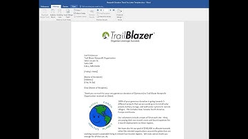 Mail Merge with Trail Blazer and Microsoft Word