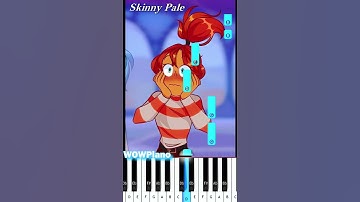 Anxiety KISS Joy (Inside out 2 Animation) @SkinnyPale Piano Tutorial