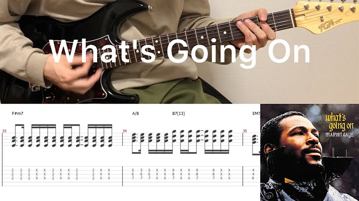 What’s Going On Guitar version - Guitar performance video thumbnail