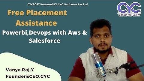 Powerbi,Devops with Aws & Salesforce|Vanya Raj|CYC Guidance Pvt Ltd