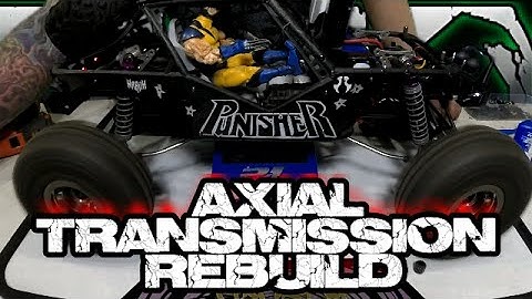 RC car transmission removal and rebuild- axial wraith