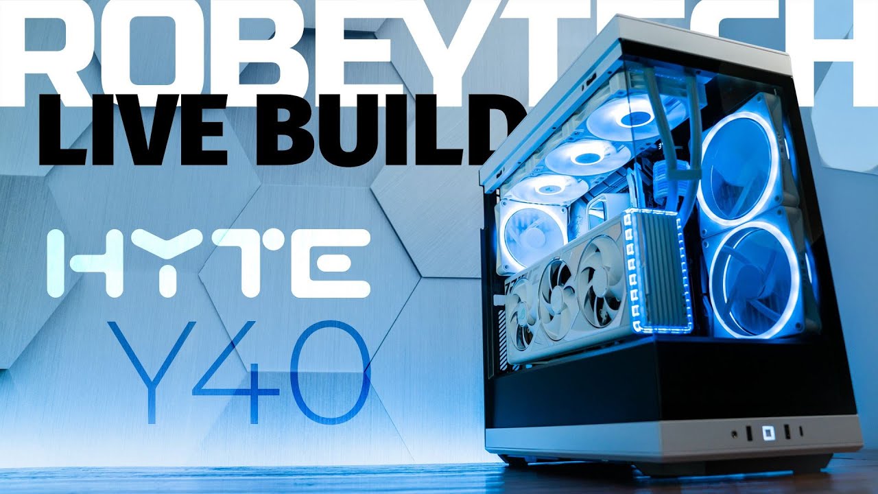 Building a $3500 Showcase Hyte Y40 Build + Giveaways (Intel 13700K