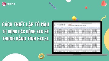 Cách thiết lập chế độ tự động tô màu dòng xen kẽ trong Excel với Conditional Formatting