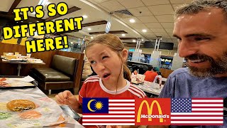 AMERICANS Try MCDONALD'S in MALAYSIA for the FIRST TIME  | Mukbang