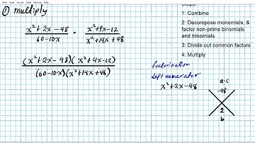 How to Multiply and Divide Rational Expressions pt 2 algebra 2 Common core honorsal2u5l2