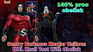 Sentry Darkness Merger Uniform WBL Knull Test With Obelisk - Marvel Future Fight