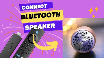 How to Connect Bluetooth Speaker to Amazon Fire TV Stick