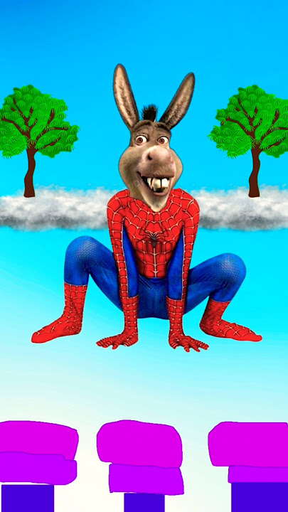 🦷🦙Spiderman की ढेंचू बत्तीसी🐓Ku Ku Murga Dance🦸‍♀️Marvel🔥#shorts(👀Check our Channel)