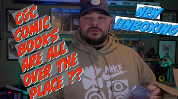 25 new cgc comic books fresh back from grading - unboxing time