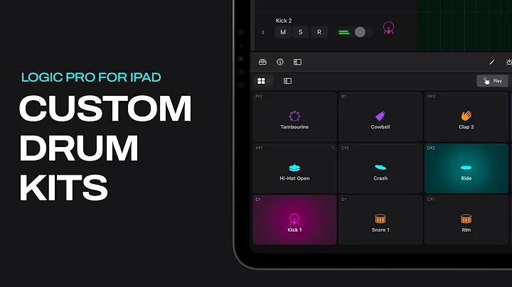 Logic Pro for iPad - Working With Custom Samples and Creating Drum Kits