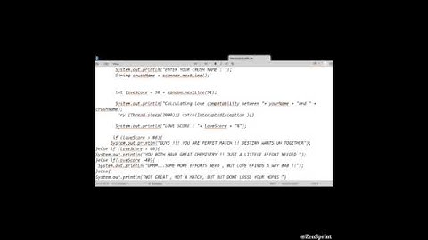 Java Love Calculator that checks compatibility using just names! #LoveCalculator #MiniProject