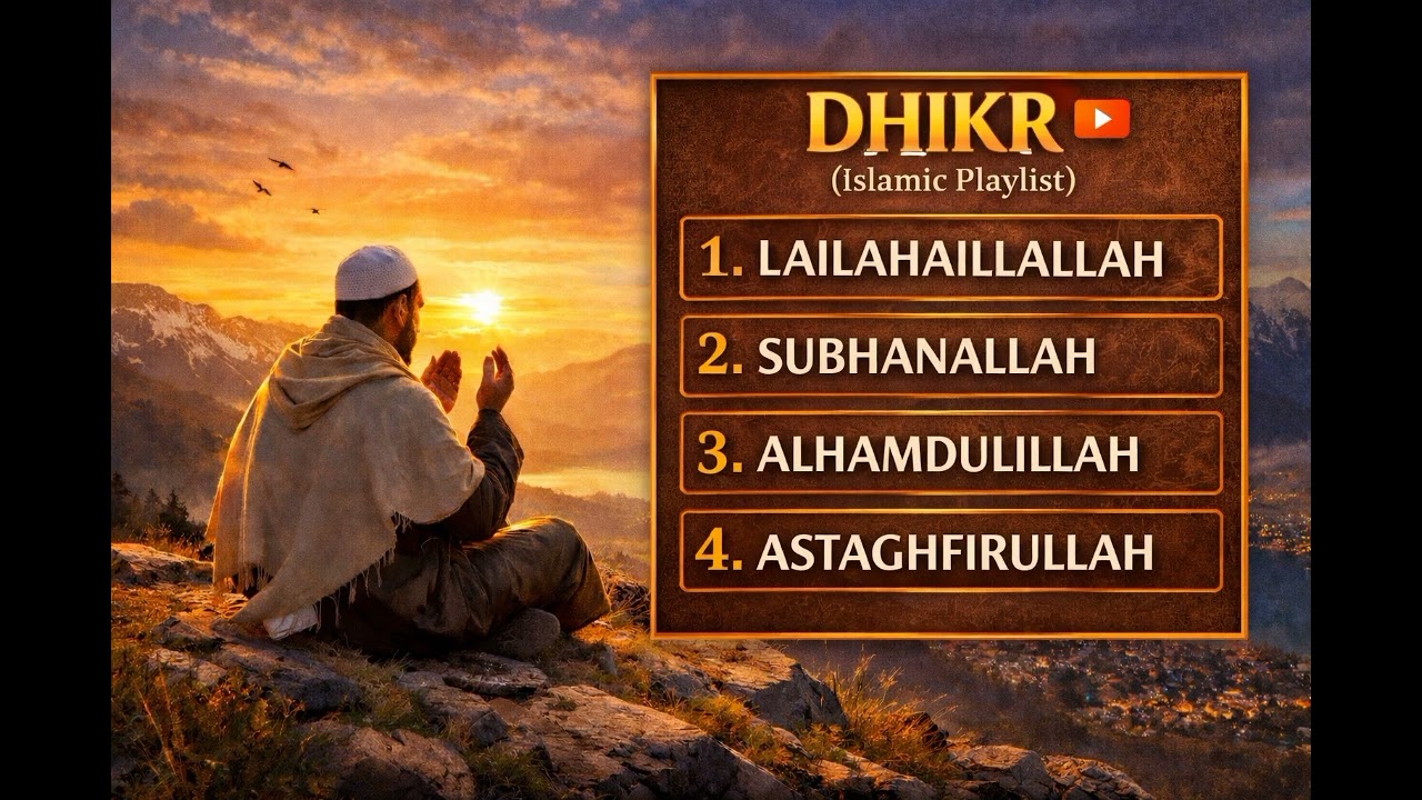 POWERFUL DHIKR TO CALM YOUR HEART 🌙 Islamic Healing Dhikr for Peace, Relaxation & Inner Calm