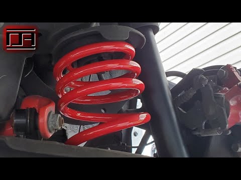 TRD / Eibach 1" Drop Lowering Springs with KYB Excel-G Struts & Shocks Install (Scion tC2 / tC2.5)