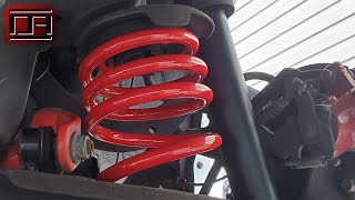 TRD / Eibach 1" Drop Lowering Springs with KYB Excel-G Struts & Shocks Install (Scion tC2 / tC2.5)