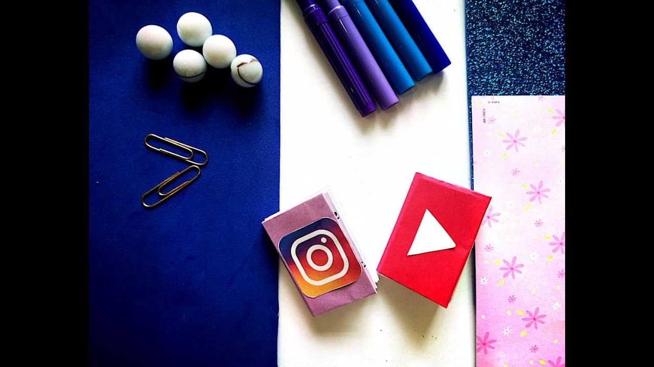 Easy origami mini  notebook  Mini  INSTAGRAM Note Book  