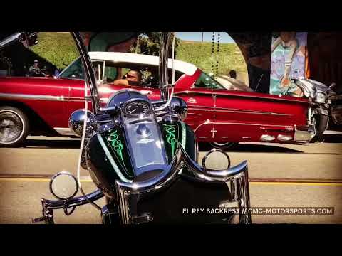 EL REY BACKREST - FOR HARLEY DAVIDSON TOURING - YouTube