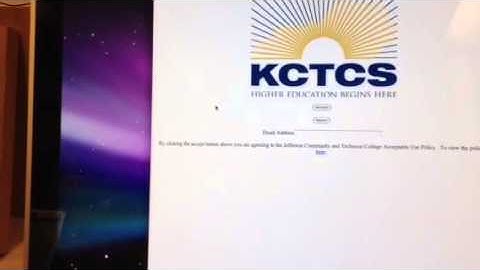 KCTCS wireless email auth