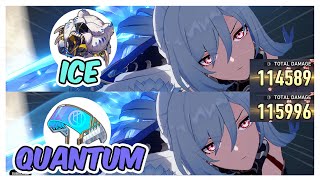 Jingliu 4P Quantum vs 4P Ice Damage Comparison - Honkai Star Rail Jingliu Relic Comparison