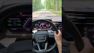 WILD LAUNCH CONTROL in Audi RS3 #shorts #audi