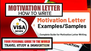How To Write a Motivation Letter - Sample and Example