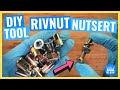 DIY Rivnut Rivet Nut Nutsert Tool - Install Without Tool - Easy Install Guide