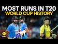 T20 World Cup: Most runs in T20 World Cup History | WION Originals