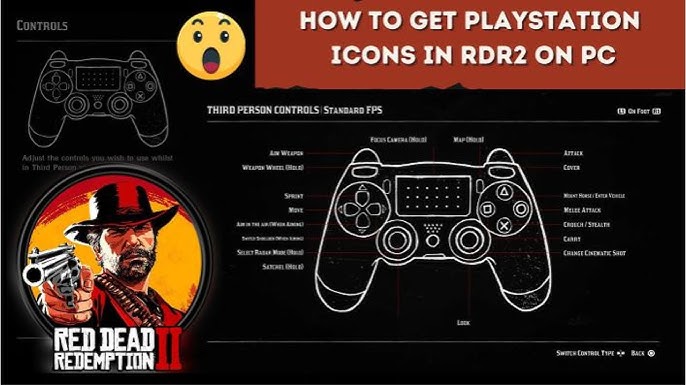 HOW TO USE PS5 CONTROLLER ON RED DEAD REDEMPTION 2 PC!