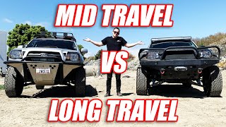 Mid Travel vs Long Travel  Which Is Better? | Chasing Dust