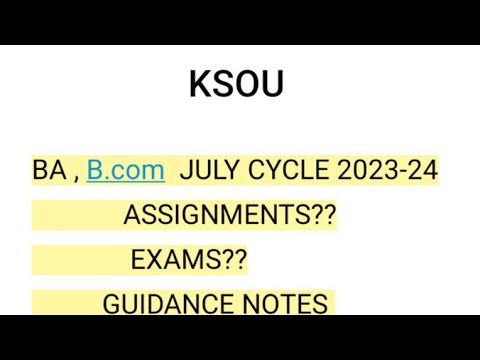 ksou assignments