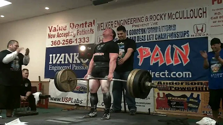 Curt Tewalt - 767lbs Deadlift at the 2011 WABDL Montana State Bench Press and Deadlift Championship