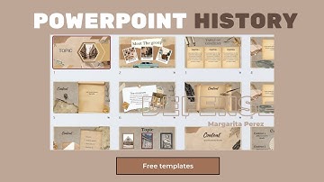 History Theme | 01 Free Download Aesthetic PowerPoint #freetemplate #aesthetic #history