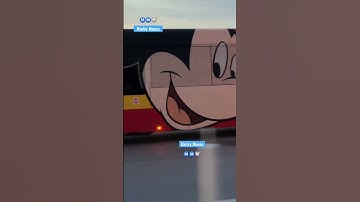 #bus #buses #race #by #fast #going #to #magic #kingdom #mickeymouse #amazing #disney #video #shorts