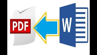 تحويل الوورد الي بي دي اف word to pdf بدون برامج Word 2 PDF