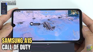 Samsung Galaxy A15 test game Call of Duty Mobile CODM