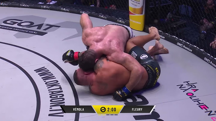 Vémola vs  Fleury   OKTAGON 65 celý zápas