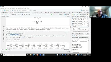 Portfolio Optimization in R