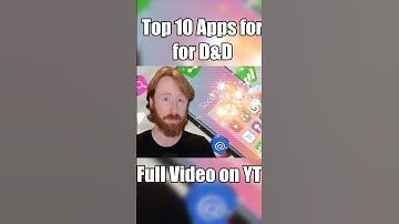 10 Apps for games like D&D! 📱 🎲 #dnd #review #app #deckofdmthings