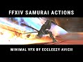 FFXIV Samurai Mod - Minimal VFX - *UPDATE*