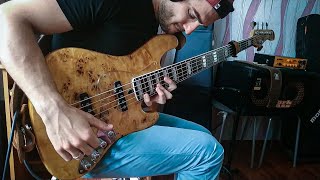 DMITRIY TOPOROV - Master of Puppets/Slow Part (METALLICA Only Bass Cover)//MAYONES JABBA CUSTOM BASS