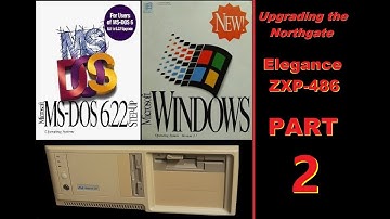 Upgrading the Northgate Elegance ZXP-486 Pt.2 -  installing MS-DOS 6.22 & Windows 3.1!