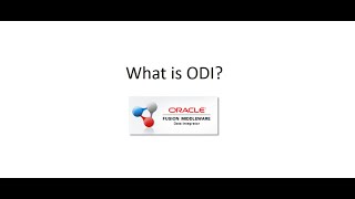 ODI 12c Oracle installation