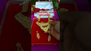 1gm Goldplated necklace price 990 WhatsApp number 6295282989 @moumitascollection1998 #goldplated