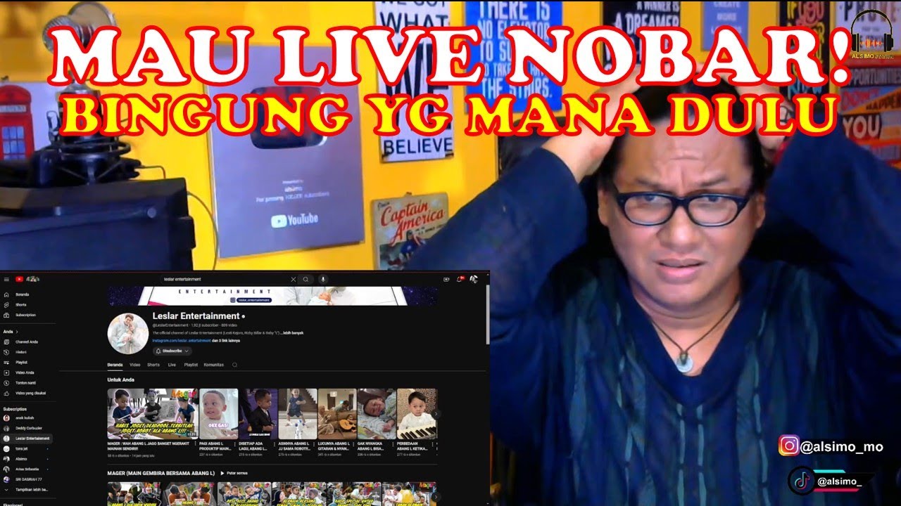 NOBAR MAGER ABANG L - TAPI VIDEO YANG MANA GAIIS??