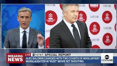 Watch LIVE - Alec Baldwin Charged With Involuntary Manslaughter: 
