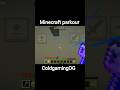 Minecraft parkour