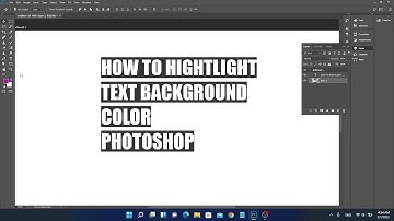 Highlight Text Background in Photoshop| Easy Trick